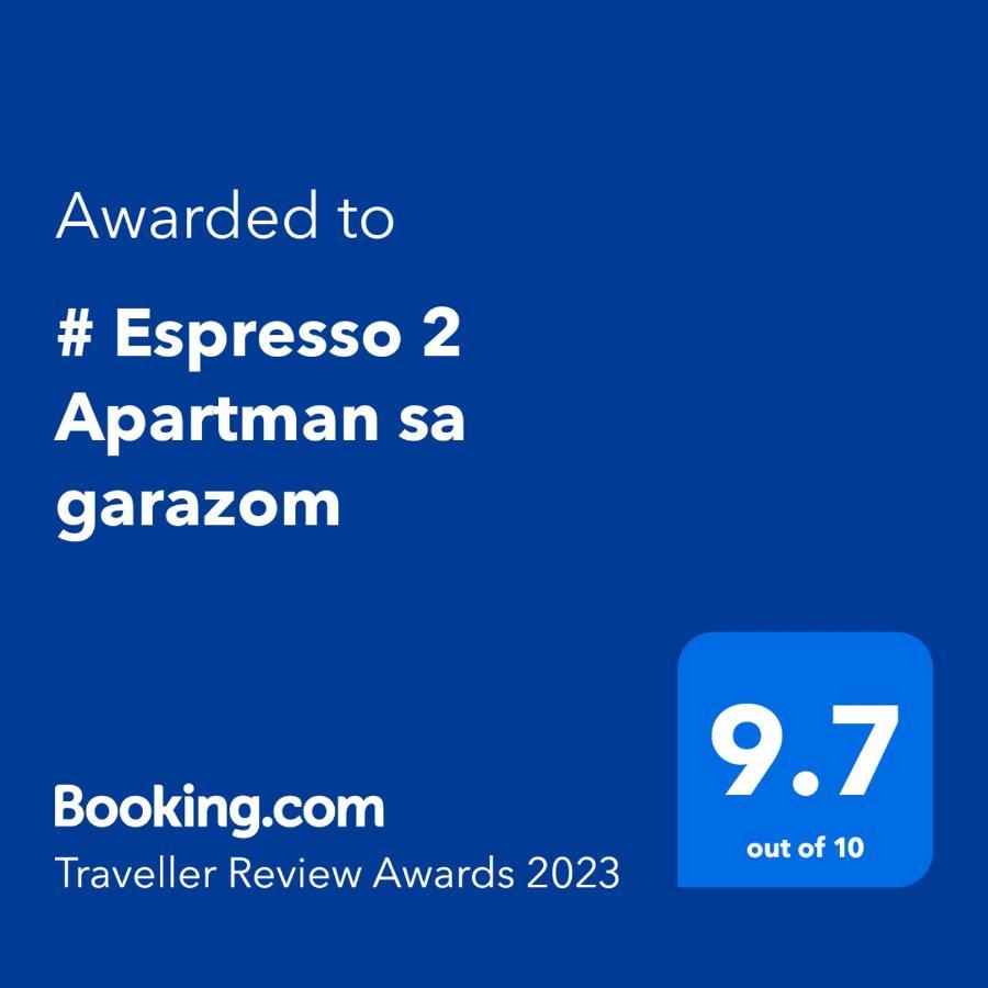 # Espresso 2 Apartman Sa Garazom Sremska Mitrovica Eksteriør bilde